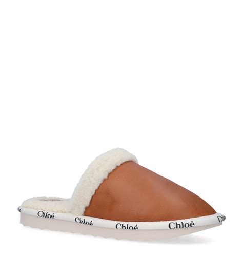 chloe woody slippers